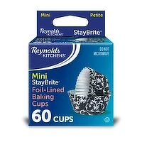 Reynolds - StayBrite Mini Baking Cups, 60 Each