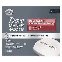 Dove - Men Bar Deep Clean, 3 Each