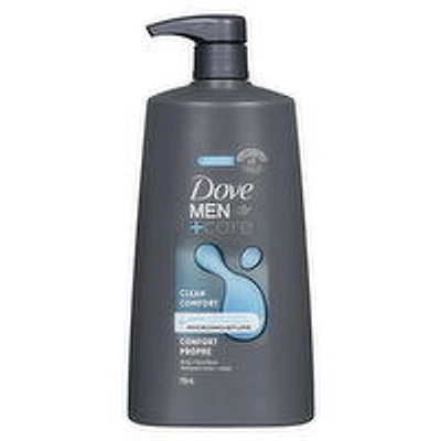 Dove - Men+Care Hydrating Clean Comfort Body + Face Wash, 710 Millilitre