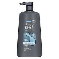 Dove - Men+Care Hydrating Clean Comfort Body + Face Wash, 710 Millilitre