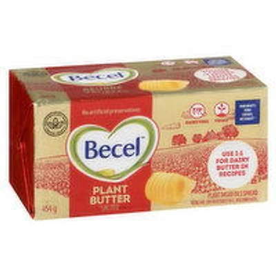 Becel - Plant Based Butter Bricks - Salted, 454 Gram