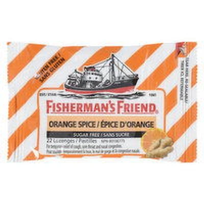 Fishermans Friend - Lozenges, Orange Spice Sugar Free, 22 Each