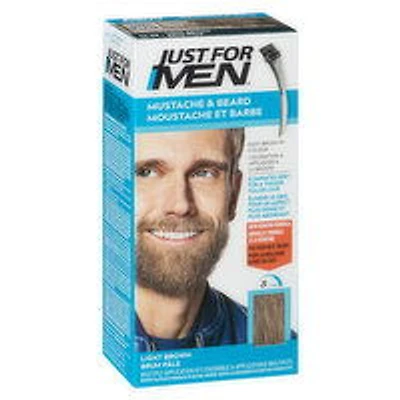 Just For Men - Mustache & Beard Light Brown Hair Colour, 1 Each