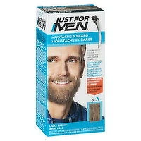 Just For Men - Mustache & Beard Light Brown Hair Colour, 1 Each