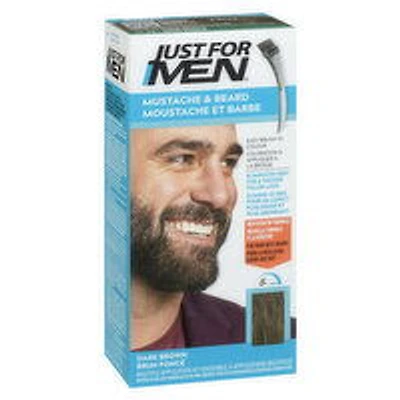 Just For Men - Mustache & Beard  Dark Brown Hair Colour, 1 Each