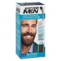 Just For Men - Mustache and Beard Med-Dark Brown Hair Colour, 28 Gram