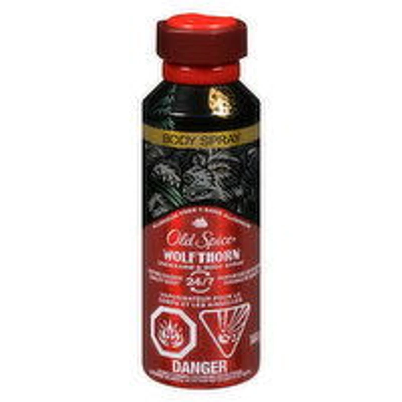 Old Spice - Mens Body Spray, Wolfthorn, 144 Gram