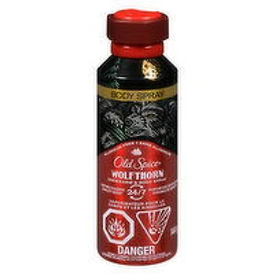 Old Spice - Mens Body Spray, Wolfthorn, 144 Gram