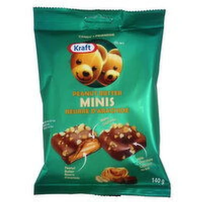 Kraft - Mini Bites, Milk Chocolate Peanut Butter, 140 Gram