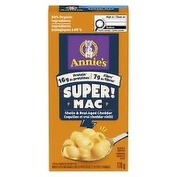 Annie's - Super Mac Shells & Real Aged Cheddar, 170 Gram
