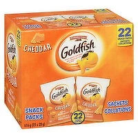 Pepperidge Farm - Goldfish Cheddar Snack Packs, 22 Pack, 616 Gram