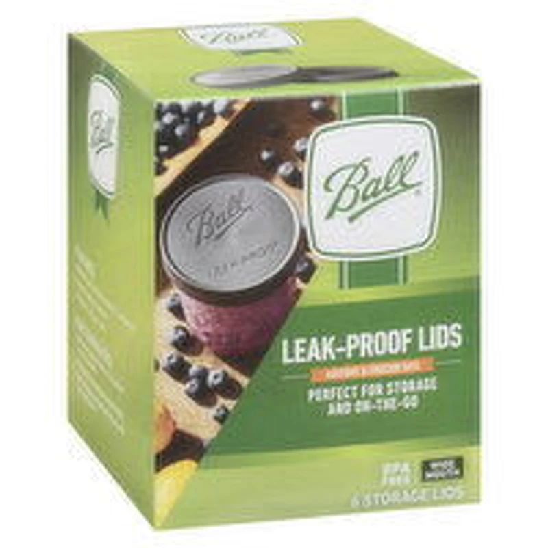 Bernardin - Ball Wide Mouth Leak-Proof Lids, 6 Each