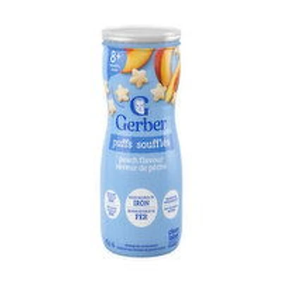Gerber - Puffs Peach Flavour, 42 Gram