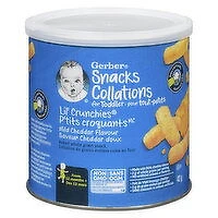 Gerber - Lil 'Crunchies Corn Snack - Mild Cheddar, 42 Gram