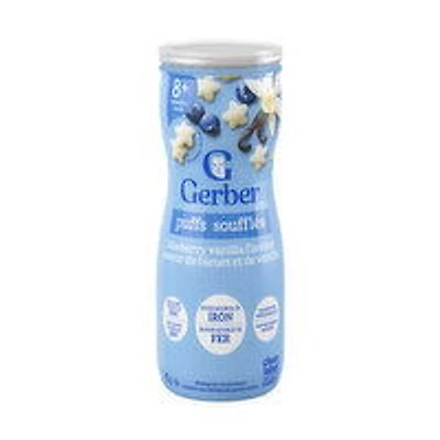 Gerber - Graduates Puffs - Blueberry Vanilla Flavour, 42 Gram