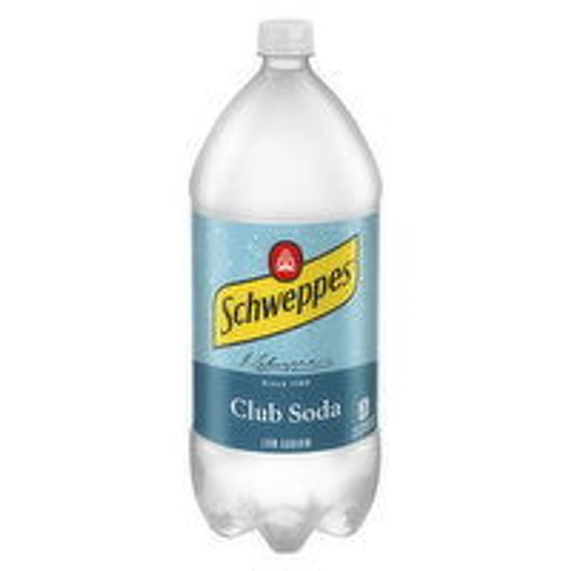 Schweppes - Club Soda, 2 Litre