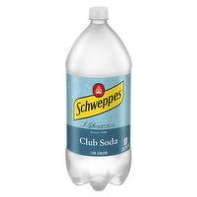 Schweppes - Club Soda, 2 Litre