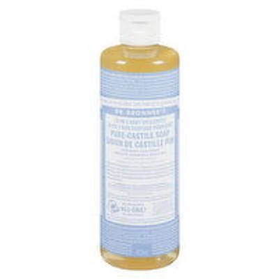 Dr. Bronner's - Magic Soaps Unscented Baby Mild Pure Castile Soap, 472 Millilitre