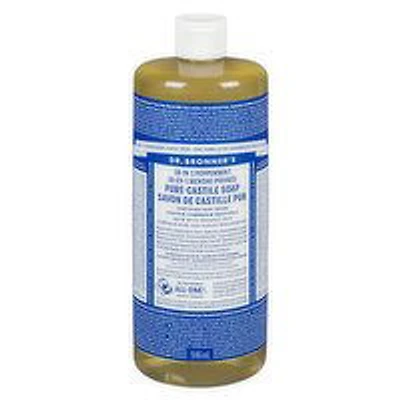 Dr. Bronner's - Pure Castile Soap 18in1 Peppermint, 946 Millilitre
