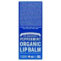 Dr. Bronner's - Organic Lip Balm - Peppermint, 4 Gram