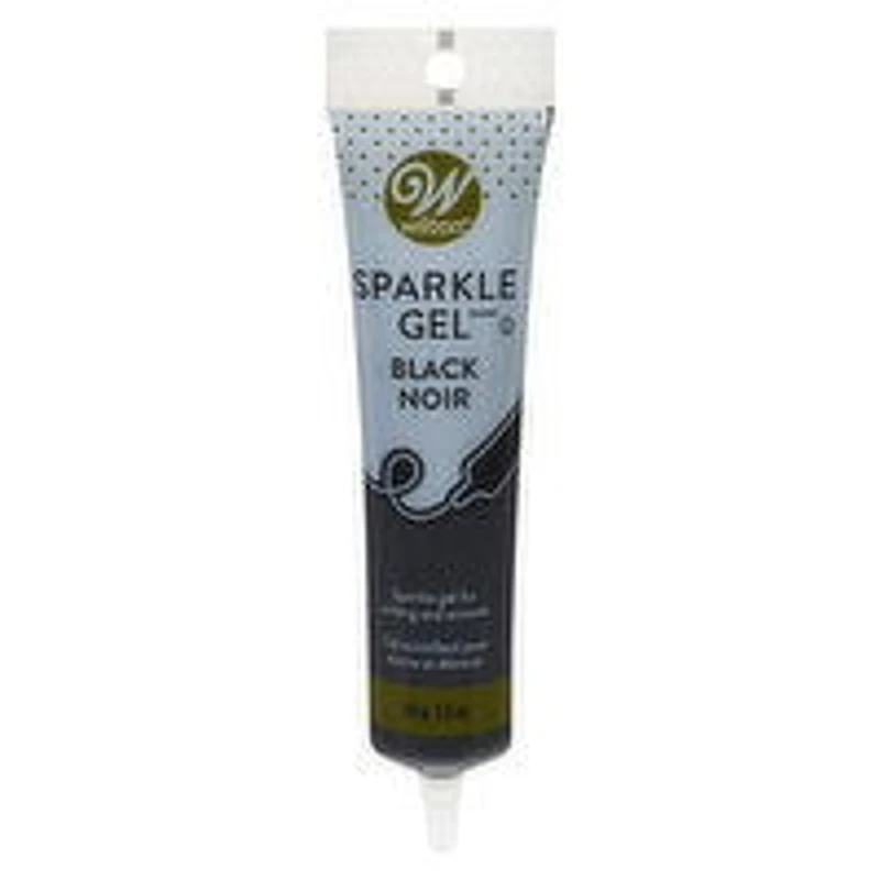 Wilton - Sparkle Gel, Black, 99 Gram