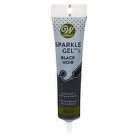 Wilton - Sparkle Gel, Black, 99 Gram