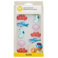Wilton - Royal Icing Decorations, Sea Life, 12 Each