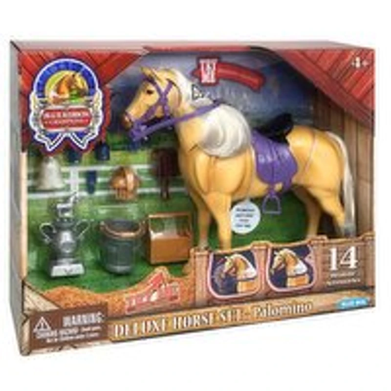 Blue Ribbon - Deluxe Horse Set - Palomino, 1 Each