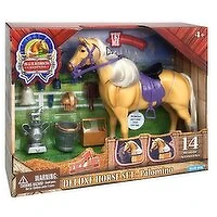 Blue Ribbon - Deluxe Horse Set - Palomino, 1 Each