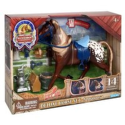 Blue Ribbon - Deluxe Horse Set - Appaloosa, 1 Each