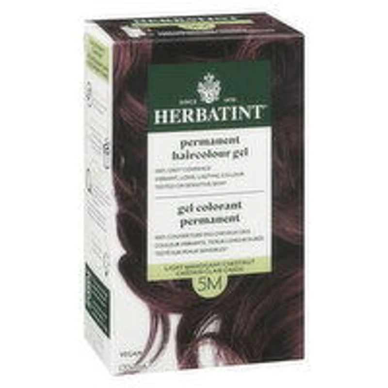 Herbatint - Permanent Haircolour Gel 5M Lt Mahogany Chestnut, 135 Millilitre