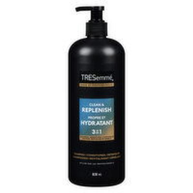 Tresemme - Clean & Replenish 3in1 Shampoo, Conditioner & Detangler, 739 Millilitre