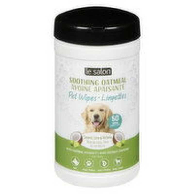 Le Salon - Dog Wipes, Oatmeal, 1 Each
