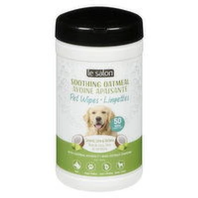 Le Salon - Dog Wipes, Oatmeal, 1 Each