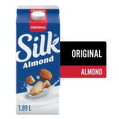 Silk - Silk Almond Milk Alternative Orgina, 1.89 Litre