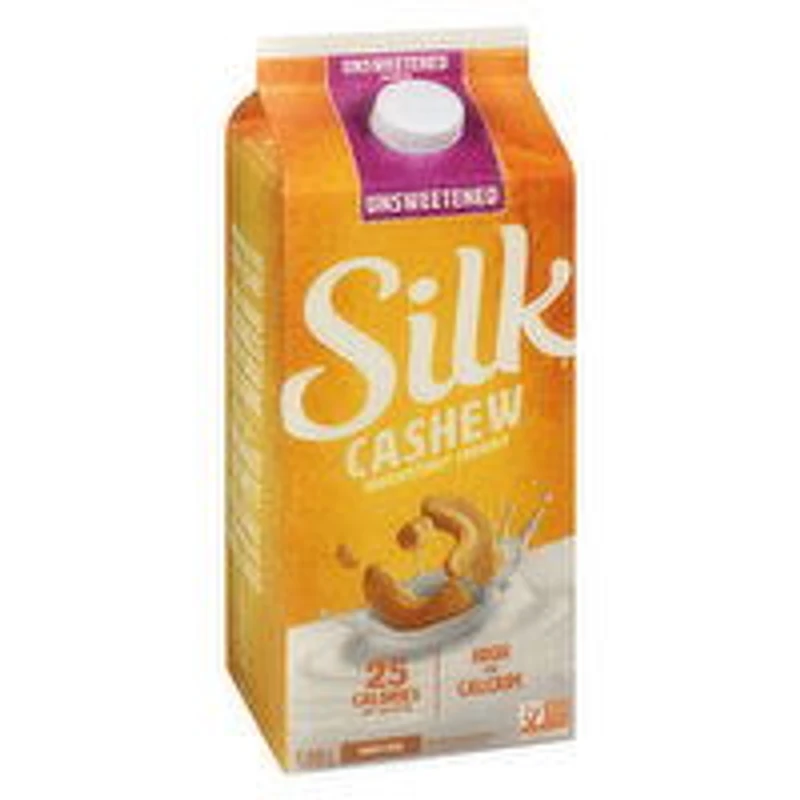 Silk - SILK Cashew Milk Alt Unsweetened, 1.89 Litre