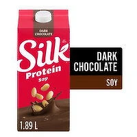 Silk - Silk Organic Soy Milk Alt Dark Choc, 1.89 Litre