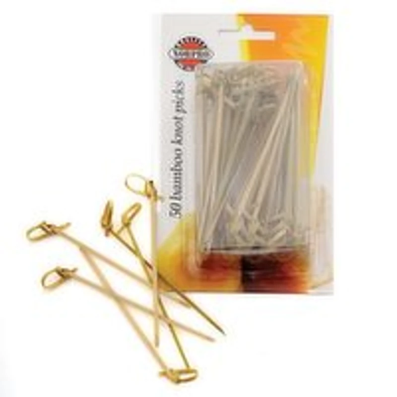 Norpro - Bamboo Knot Picks, 50 Each