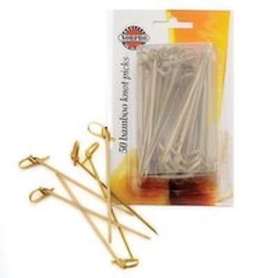 Norpro - Bamboo Knot Picks, 50 Each