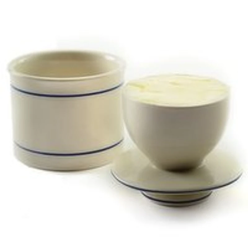 Norpro - Glazed Stoneware Butter Keeper, 1 Each