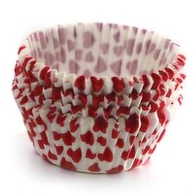 Norpro - Heart Muffin Cups, 75 Each