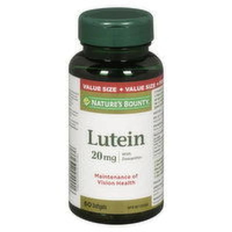 Nature's Bounty - Lutein 20mg Gel, 60 Each