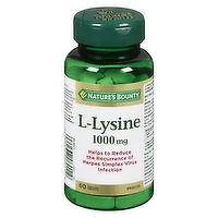 Nature's Bounty - L-Lysine 1000Mg, 60 Each