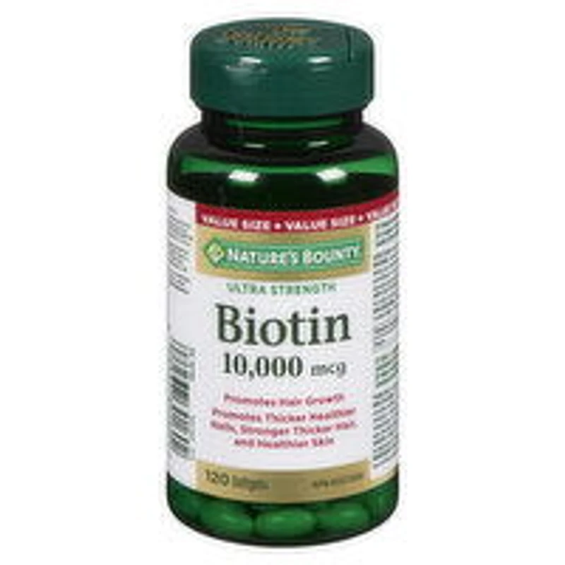 Nature's Bounty - Biotin Ultra Strength 10, 000 mcg VItamin, 120 Each