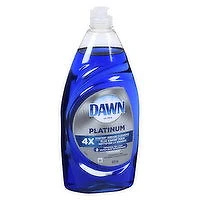 Dawn - Ultra Platinum Dishwashing Liquid, Refreshing Rain Scent, 825 Millilitre