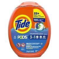 Tide - Laundry Detergent Pods, 3 in 1, 112 Each