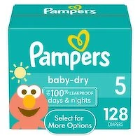 Pampers - Baby-Dry Size 5, 128 Each