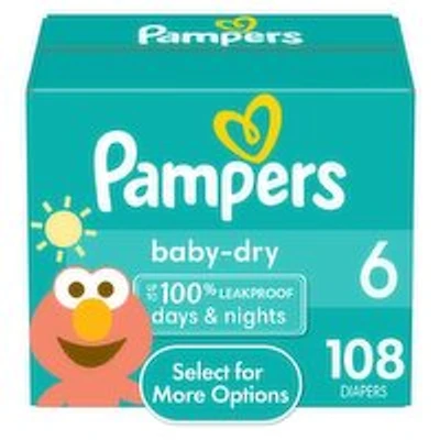 Pampers - Baby-Dry Size 6, 108 Each