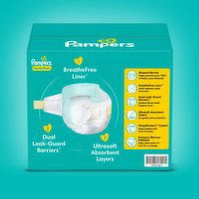 Pampers - Swaddlers Diapers Size 3, 132 Each