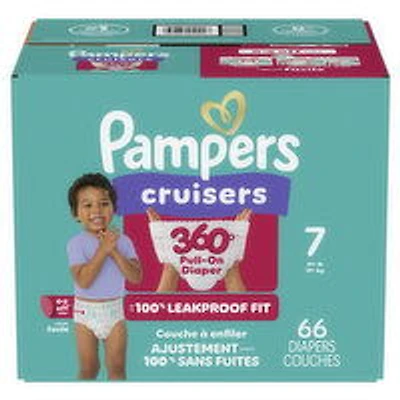 Pampers - Cruisers 360 Pull On Diaper  - Size 7, 66 Each